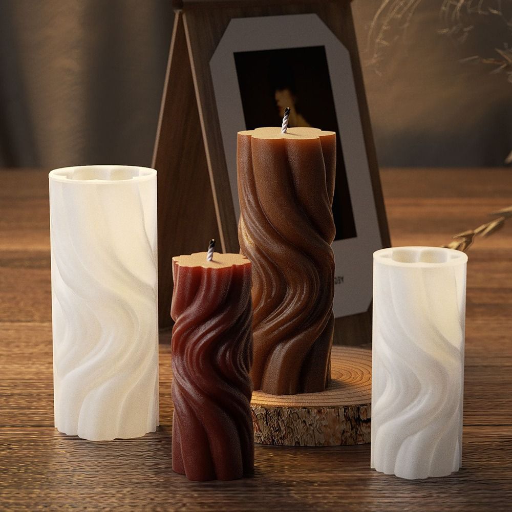 قالب شمع أسطواني ثلاثي الأبعاد - مراجعة Resin Ocean Wave Mold وسعره