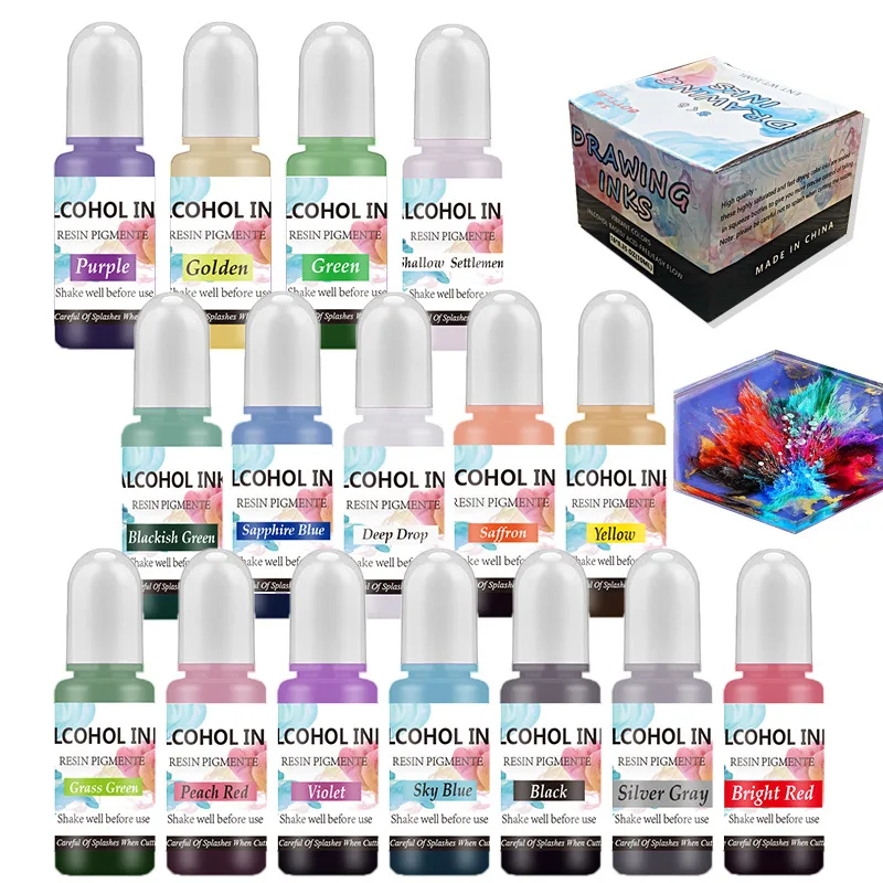 مجموعة صبغات ملونة لراتنجات ال - مراجعة Epoxy Uv Resin Kit وسعره