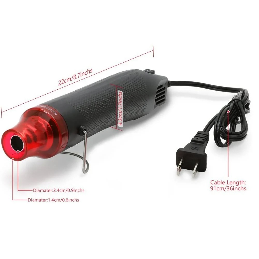 مسدس هواء ساخن محمول متعدد الو - مراجعة Heat Gun Small وسعره