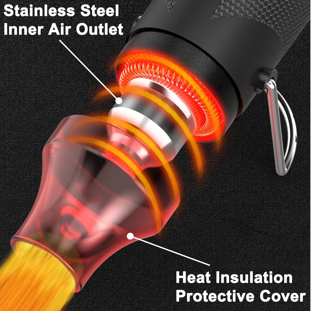 مسدس هواء ساخن محمول متعدد الو - مراجعة Heat Gun Small وسعره